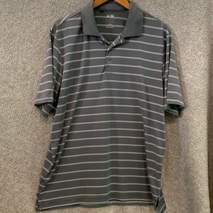 Adidas Performance gray Golf Polo shirt Large